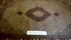 Великолепный шерстяной ковер ручной работы после химической чистки