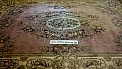 Вернулись нежно-розовые цвета орнамента ковра после химчистки