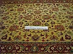 Ковер с орнаментом из цветов после стирки